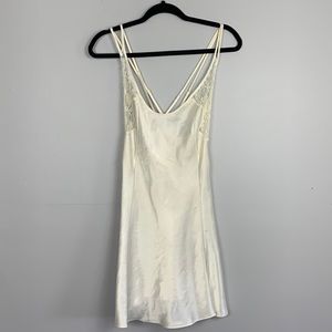 Victoria’s Secret vtg cream lace tank lingerie dress